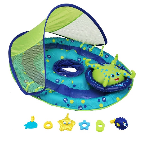Swimways Baby Spring Float Activity Center with Canopy