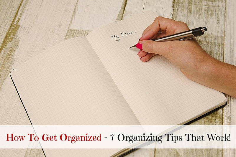 how to get organized