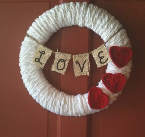Valentine’s Love Wreath