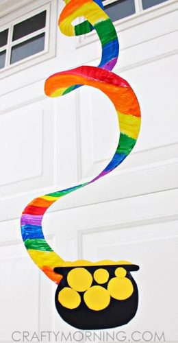 End of the Rainbow Paper Plate Twirler