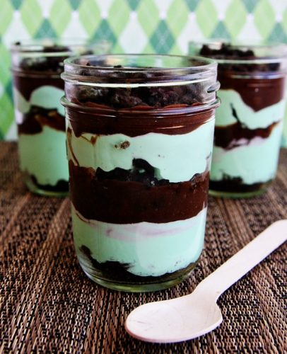 Mint Chocolate Pudding Parfait - Best St. Patrick's Day Desserts