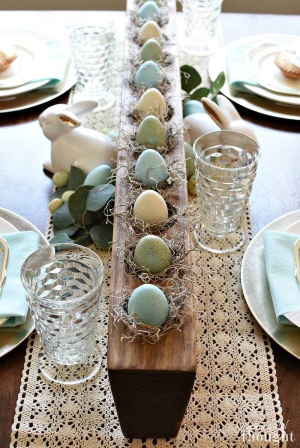 Soft and Lovely Easter Tablescape