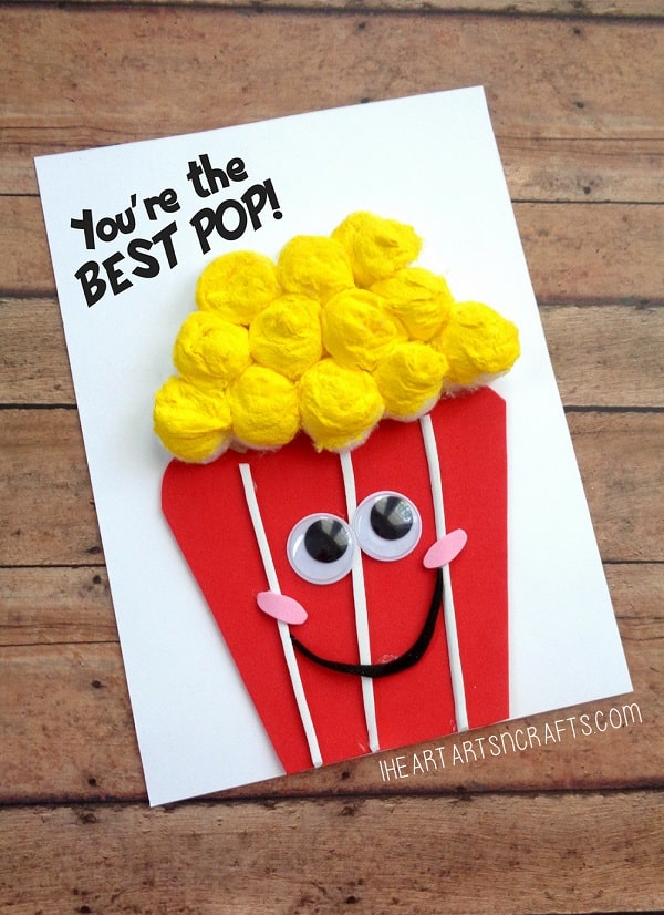 “You’re The Best Pop” Popcorn Card