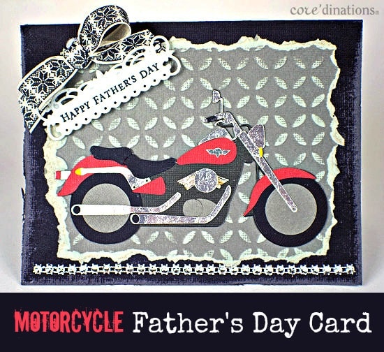 DIY Father’s Day Card with Motorcycle