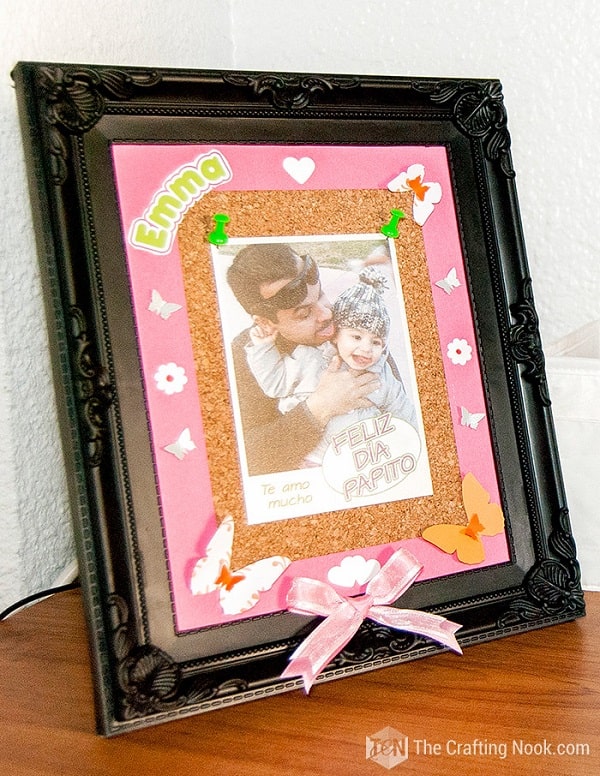 Father’s Day Cork Photo Frame