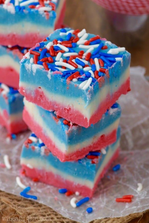Red White and Blue Fudge